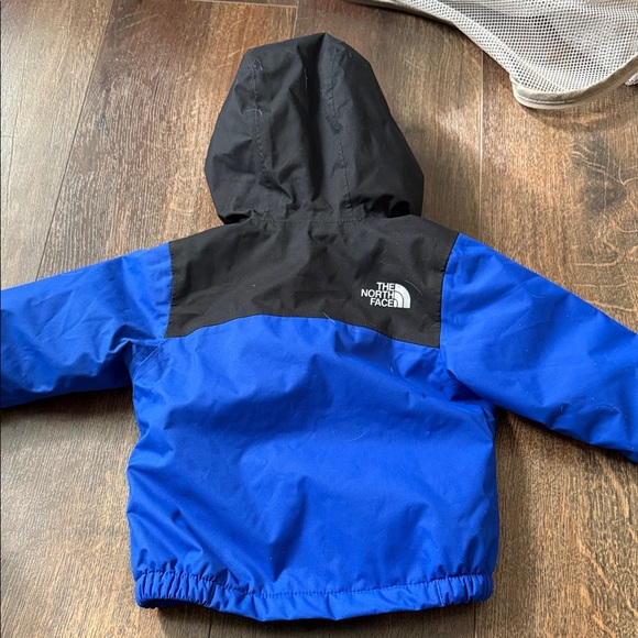 The North Face Kids' Blue and Black Hooded Jacket - Picture 4 of 4